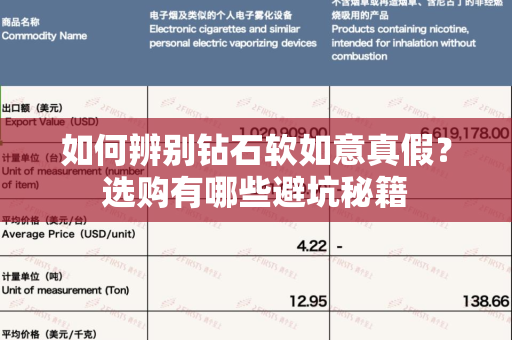 如何辨别钻石软如意真假？选购有哪些避坑秘籍